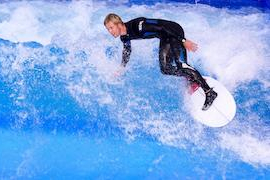 The attraction will include an indoor surf pool