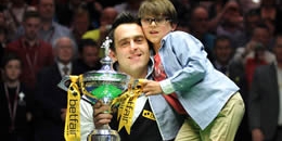 World snooker champion Ronnie O'Sullivan