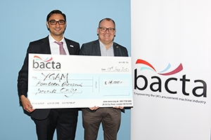 BACTA donate £14,000 to YGAM