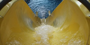 Waterpark slide